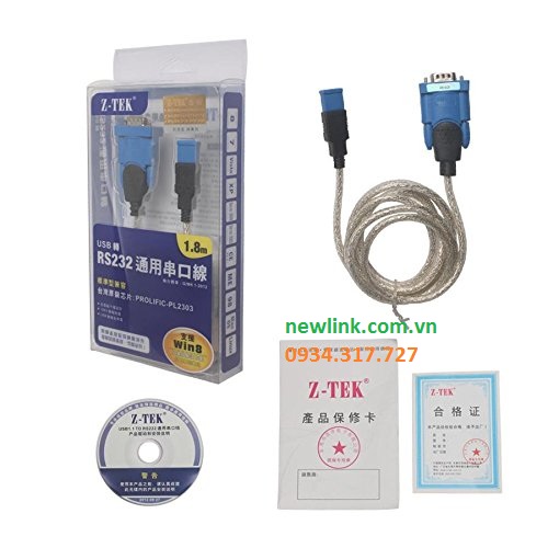 Cáp chuyển đổi USB to RS232 chính hãng 